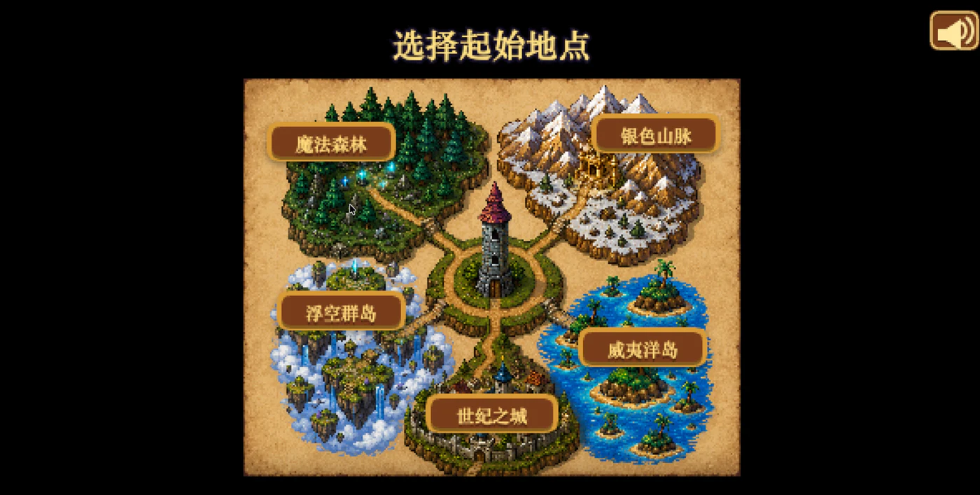 巫师之旅路线选择界面